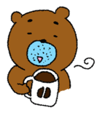 Dense beard a bear sticker #1539989