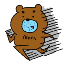Dense beard a bear sticker #1539994