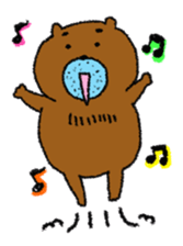 Dense beard a bear sticker #1540000