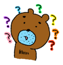 Dense beard a bear sticker #1540005