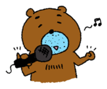 Dense beard a bear sticker #1540010