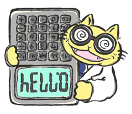 Science Cat! sticker #1540111