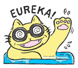 Science Cat! sticker #1540118