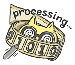 Science Cat! sticker #1540119