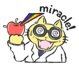 Science Cat! sticker #1540121