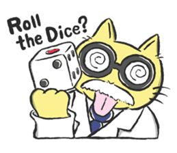 Science Cat! sticker #1540123