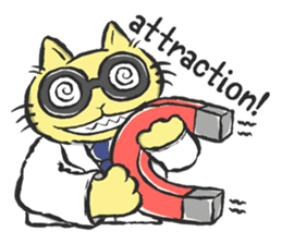 Science Cat! sticker #1540127