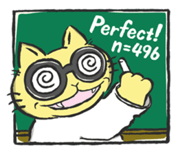 Science Cat! sticker #1540132