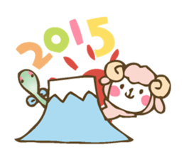 Winter sticker of eel and rabbit sticker #1540457