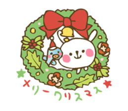 Winter sticker of eel and rabbit sticker #1540458
