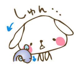 Winter sticker of eel and rabbit sticker #1540485