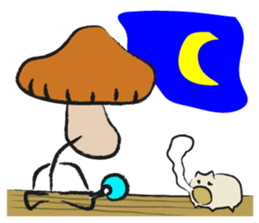 Shiitake old man sticker #1540956