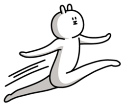 Poker face Rabbit sticker #1541232