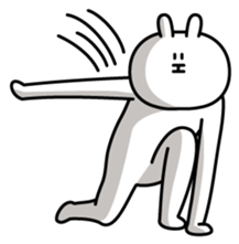 Poker face Rabbit sticker #1541243