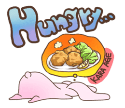 Cute rabbit and Japanese food. sticker #1542595
