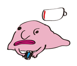 Psychrolutes marcidus sticker #1543311