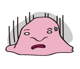 Psychrolutes marcidus sticker #1543326