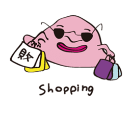 Psychrolutes marcidus sticker #1543329