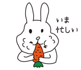 Funny & Cute Rabbit sticker #1543745