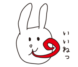 Funny & Cute Rabbit sticker #1543772