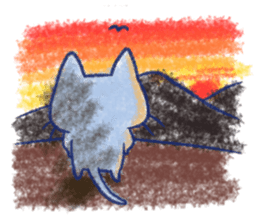 Ill-fated old cat (Vol.1) [English] sticker #1543946