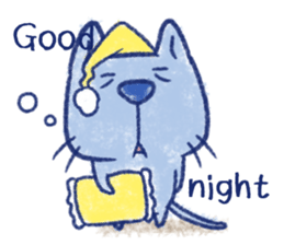 Ill-fated old cat (Vol.1) [English] sticker #1543950