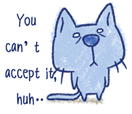 Ill-fated old cat (Vol.1) [English] sticker #1543956