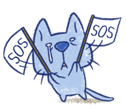 Ill-fated old cat (Vol.1) [English] sticker #1543957