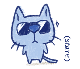 Ill-fated old cat (Vol.1) [English] sticker #1543960