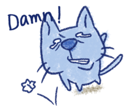 Ill-fated old cat (Vol.1) [English] sticker #1543968