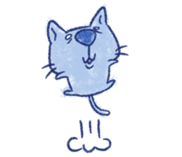 Ill-fated old cat (Vol.1) [English] sticker #1543974