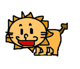 What a Pretty Lion! sticker #1544339