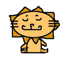 What a Pretty Lion! sticker #1544342