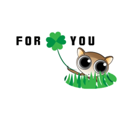 Q tarsier sticker #1545017