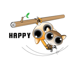 Q tarsier sticker #1545020