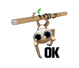 Q tarsier sticker #1545024