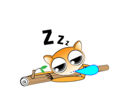 Q tarsier sticker #1545028