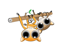 Q tarsier sticker #1545031