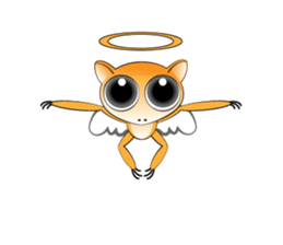 Q tarsier sticker #1545032