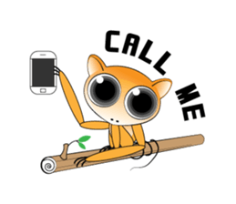 Q tarsier sticker #1545033