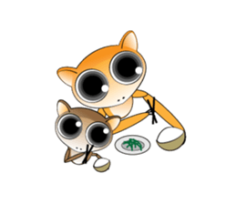 Q tarsier sticker #1545037