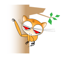 Q tarsier sticker #1545039