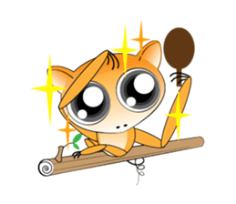 Q tarsier sticker #1545041