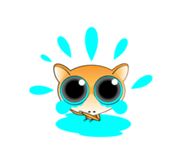 Q tarsier sticker #1545044