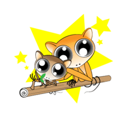 Q tarsier sticker #1545045