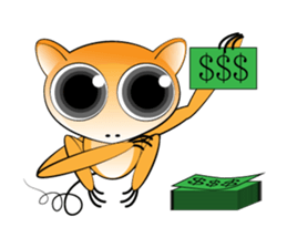 Q tarsier sticker #1545050