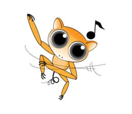 Q tarsier sticker #1545052