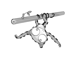 Q tarsier sticker #1545054