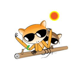 Q tarsier sticker #1545055