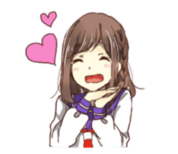 Lover of High school girl sticker #1545256